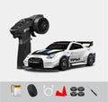 1/43 RC Drift Car — White GT with included accessories